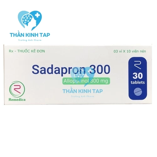 Sadapron 300 - Thuốc điều trị bệnh gout, hỗ trợ điều trị sỏi thận