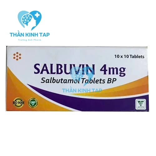 Salbuvin 4 - Salbutamol 4mg Sovina Pharmaceutical