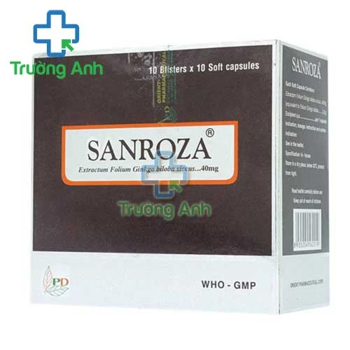 Sanroza 40mg Phương Đông - Thuốc bổ não và tuần hoàn não