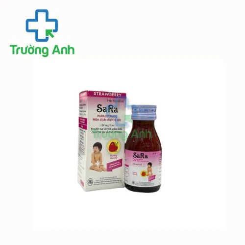 Sara For Children 120mg/5ml (30ml) - Thuốc giúp giảm đau, hạ sốt