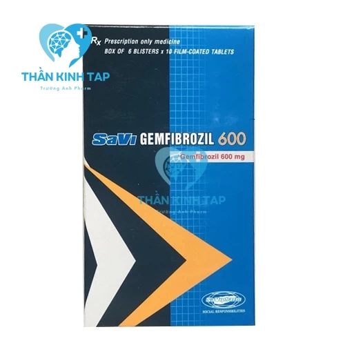 SaVi Gemfibrozil 600 - Thuốc điều trị tăng lipid huyết hiệu quả