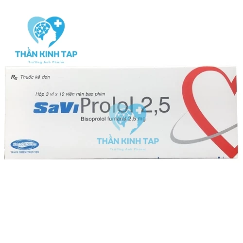 SaViProlol 2,5 - Bisoprolol 2,5mg Savipharm