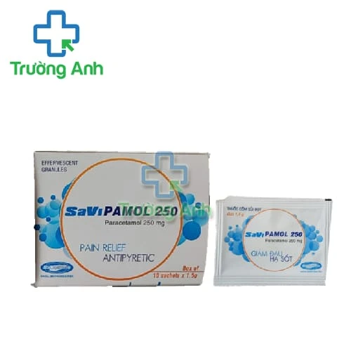 Savipamol 250 - Thuốc hạ sốt, giảm đau của Savipharm