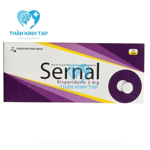 Sernal 2mg Davipharm - Thuốc điều trị rối loạn tâm thần cấp và mãn tính
