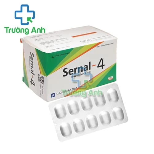 Sernal 4mg Davipharm - Thuốc điều trị rối loạn tâm thần cấp và mạn tính