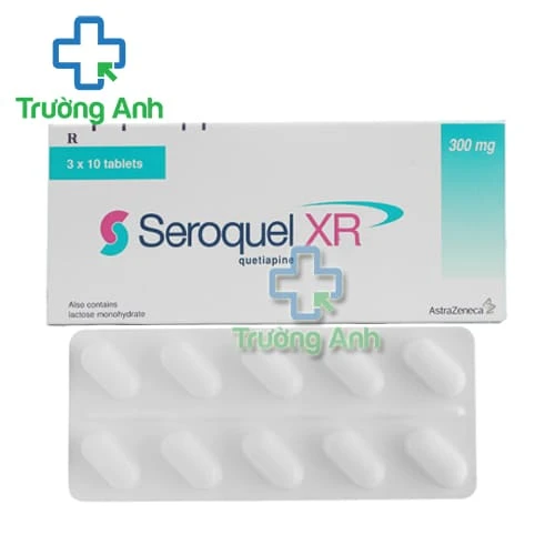 Seroquel XR 300mg AstraZeneca - Thuốc chống loạn thần hiệu quả