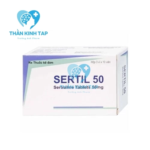 Sertil 50mg Kwality - Thuốc trị bệnh trầm cảm hiệu quả