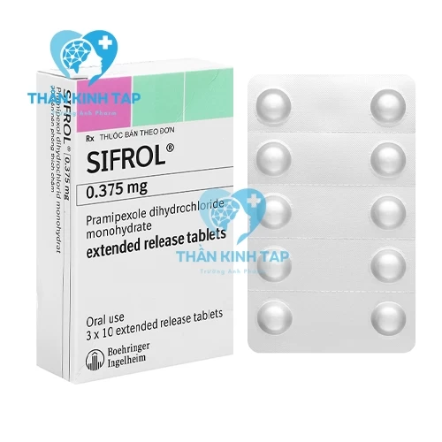 Sifrol 0.375mg Boehringer -  Thuốc trị bệnh Parkinson hiệu quả