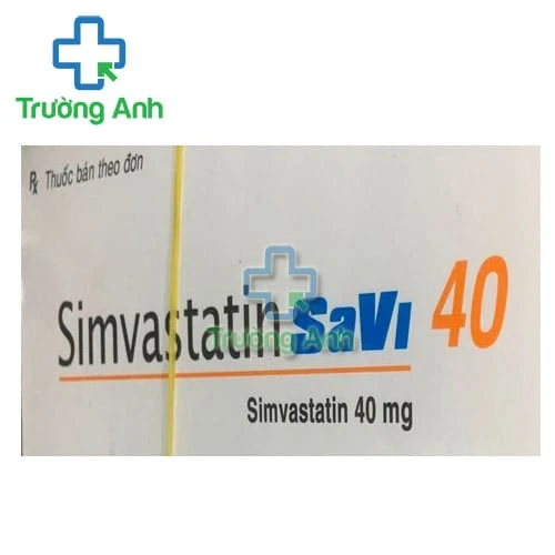 Simvastatin savi 40 - Thuốc điều trị tăng cholesterol 