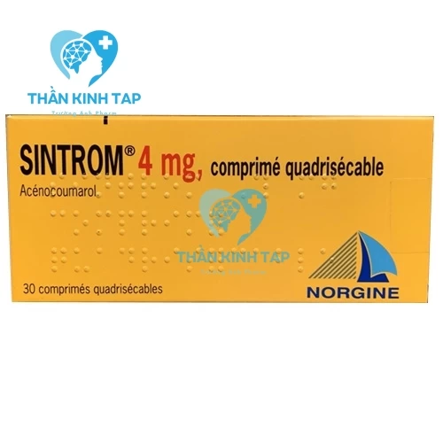 Sintrom 4mg - Thuốc điều trị và dự phòng các tim mạch