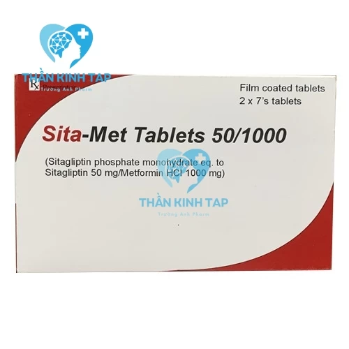 Sita-Met Tablets 50/1000 - Thuốc điều trị đái tháo đường