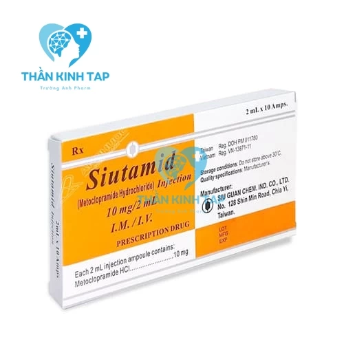 Siutamid Injection - Thuốc phòng và điều trị buồn nôn và nôn hiệu quả