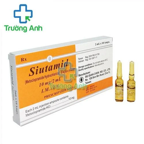 Siutamid Injection - Thuốc phòng và điều trị buồn nôn và nôn hiệu quả