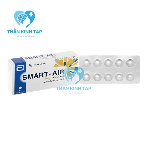 Smart-Air 4mg - Thuốc dự phòng và điều trị bệnh hen phế quản