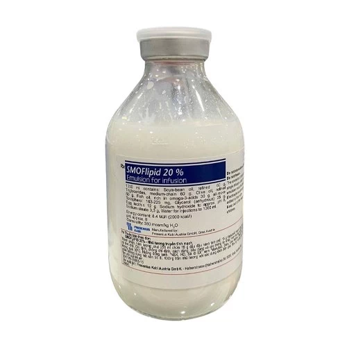 Smoflipid 20% - Thuốc cung cấp năng lượng và acid béo