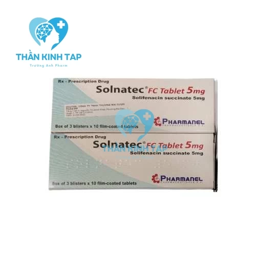 Solnatec FC Tablet 5mg - Thuốc điều trị chứng tiểu không tự chủ