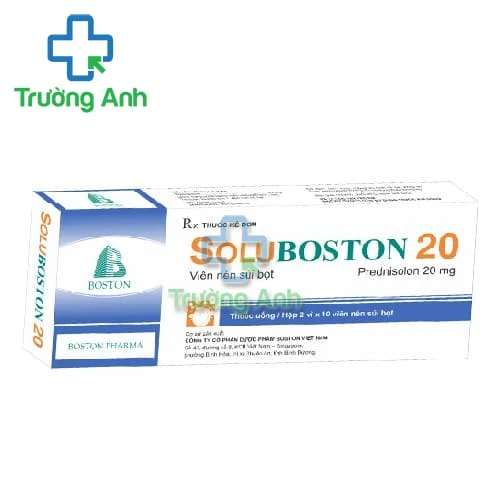 Soluboston 20 - Thuốc kháng viêm viêm, điều trị dị ứng da