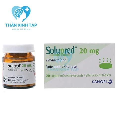 Solupred 20mg - Thuốc giảm đau, kháng viêm của Pháp