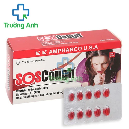 Soscough - Thuốc điều trị ho do cảm lạnh, dị ứng