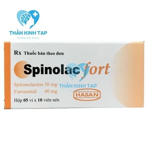 Spinolac Fort - Thuốc điều trị phù, tăng huyết áp