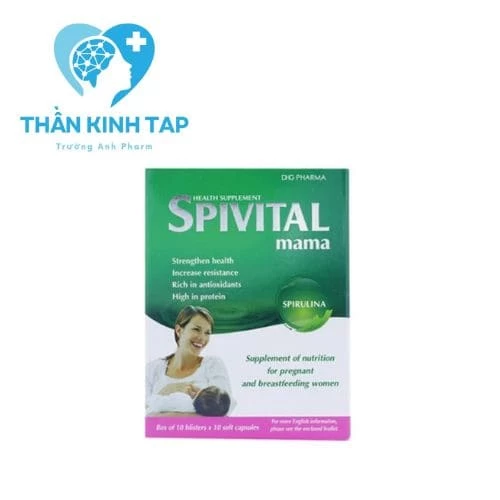 Spivital Mama - Cung cấp đạm thực vật, vitamin và khoáng chất