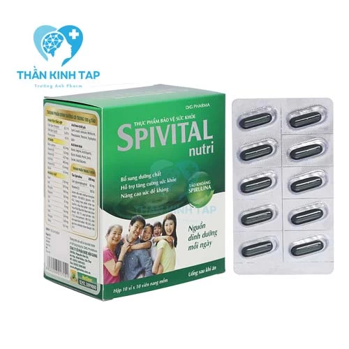 Spivital Nutri - Giúp chống suy nhược cơ thể, giảm mệt mỏi