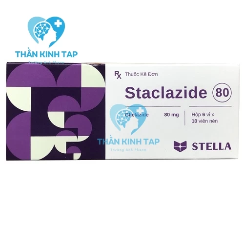 Staclazide 80 - Điều trị bệnh đái tháo đường tuýp 1, 2 hiệu quả 