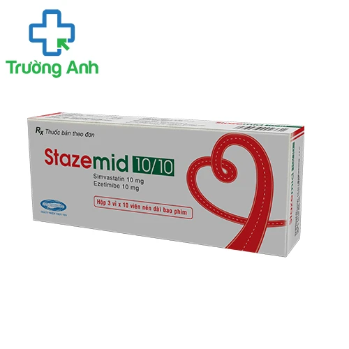 Stazemid 10/10 - Thuốc làm giảm nguy cơ nhồi máu cơ tim