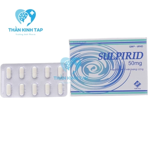Sulpirid 50mg Vidipha - Thuốc điều trị tâm thần phân liệt