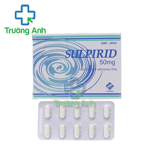 Sulpirid 50mg Vidipha - Thuốc điều trị tâm thần phân liệt