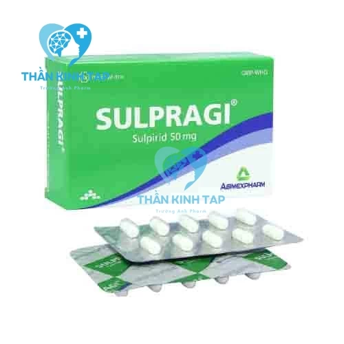 Sulpragi 50 Agimexpharm - Thuốc điều trị tâm thần phân liệt, rối loạn hành vi, âu lo