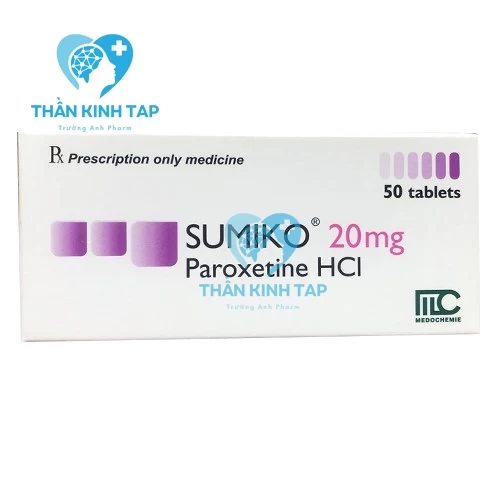 Sumiko 20mg Medochemie - Thuốc điều trị trầm cảm nặng