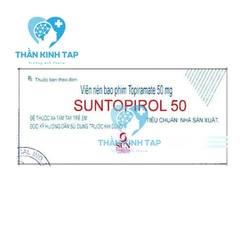 Suntopirol 50 - Thuốc điều trị động kinh, đau nửa đầu