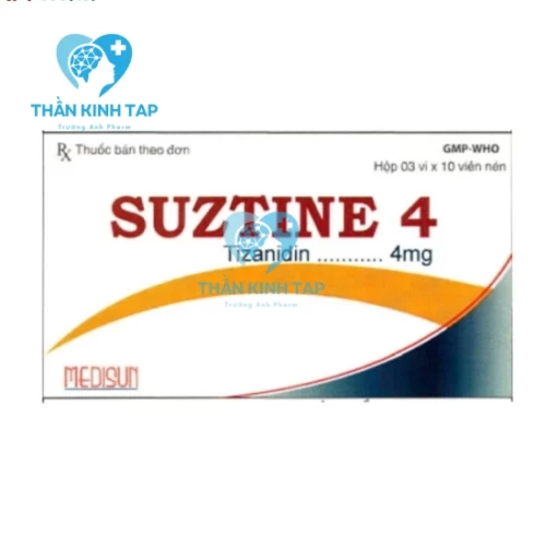 Suztine 4mg - Thuốc điều trị triệu chứng co cứng cơ hiệu quả
