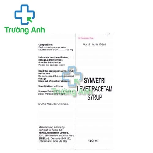 Synvetri 100mg/ml - Thuốc điều trị các cơn động kinh