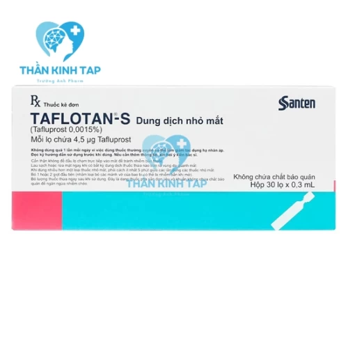 Taflotan-S - Thuốc nhỏ mắt điều trị Glôcôm và tăng nhãn áp