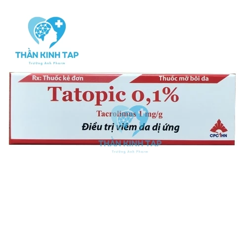 Tatopic 0,1% - Thuốc điều trị viêm da dị ứng hiệu quả