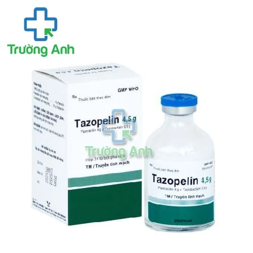 Tazopelin 4,5g - Thuốc điều trị bệnh viêm, nhiễm khuẩn nặng