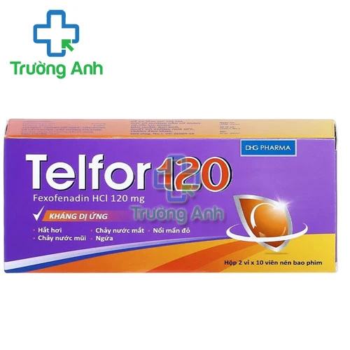 Telfor 120 - Thuốc điều trị viêm mũi dị ứng và mày đay