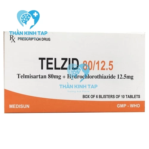 Telzid 80/12.5 - Thuốc điều trị tăng huyết áp vô căn