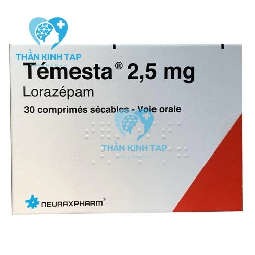 Temesta 2,5mg - Lorazepam 2,5mg Neuraxpharm