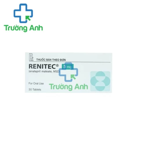 Renitec 5mg - Thuốc hỗ trợ điều trị tăng huyết áp