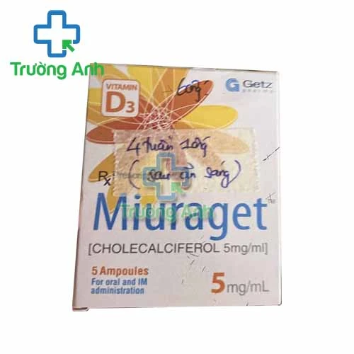 Miuraget Injection 5mg/ml - Phòng ngừa thiếu Vitamin D