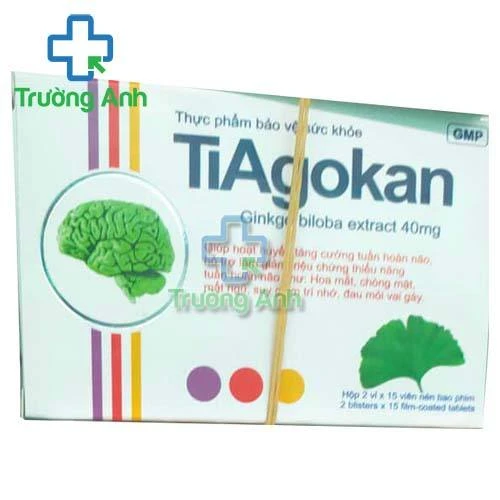 TiAgokan - Hỗ trợ hoạt huyết tăng cường tuần hoàn máu não