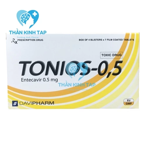 Tonios-0,5 - Thuốc điều trị viêm gan B mạn tính