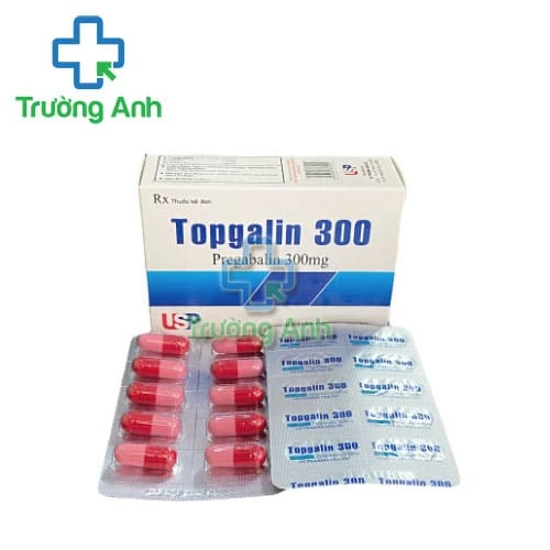 Topgalin 300mg USP - Thuốc điều trị bổ trợ động kinh cục bộ