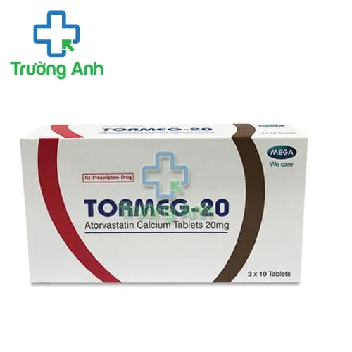 Tormeg 20 - Thuốc điều trị các bệnh mạch vành