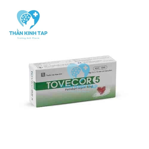 Tovecor 5 - Điều trị tăng huyết áp, suy tim
