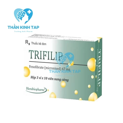 Trifilip - Thuốc điều trị tăng triglyceride máu nghiêm trọng