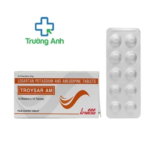 Troysar AM - Thuốc điều trị tăng huyết áp và đau thắt ngực